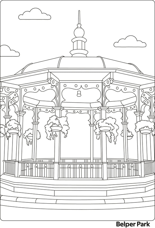 Belper Colouring Book