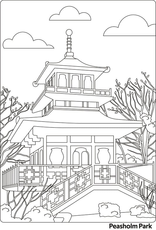 Scarborough Colouring Book