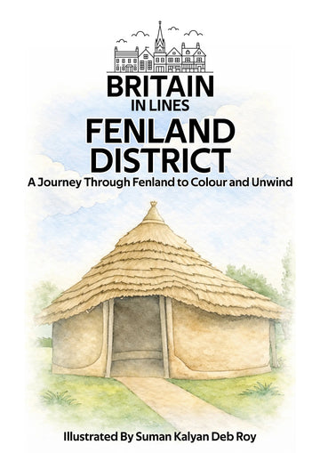 Fenland colouring book by Britain in Lines