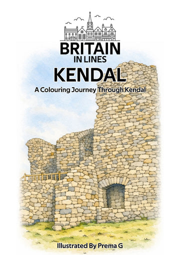 Kendal colouring book by Britain in Lines