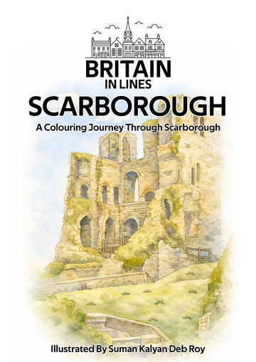 Scarborough colouring book by Britain in Lines