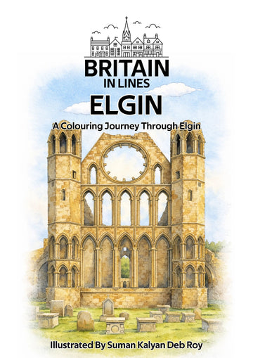 Elgin colouring book by Britain in Lines