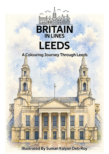 Leeds colouring book by Britain in Lines