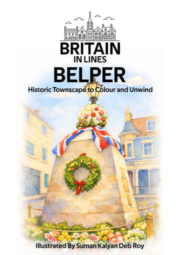 Belper colouring book by Britain in Lines