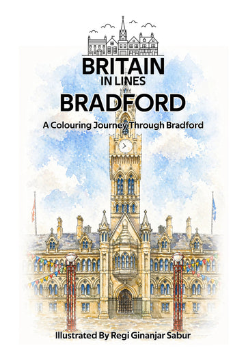 Bradford colouring book by Britain in Lines