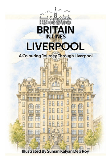 Liverpool colouring book by Britain in Lines