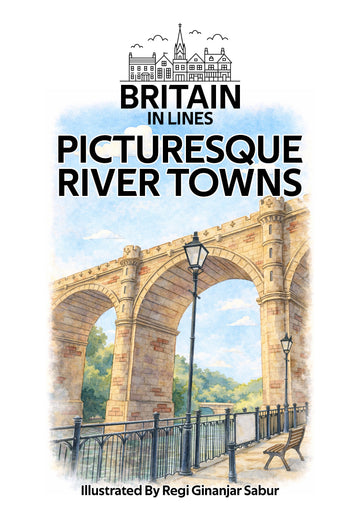Picturesque River Towns Colouring Book