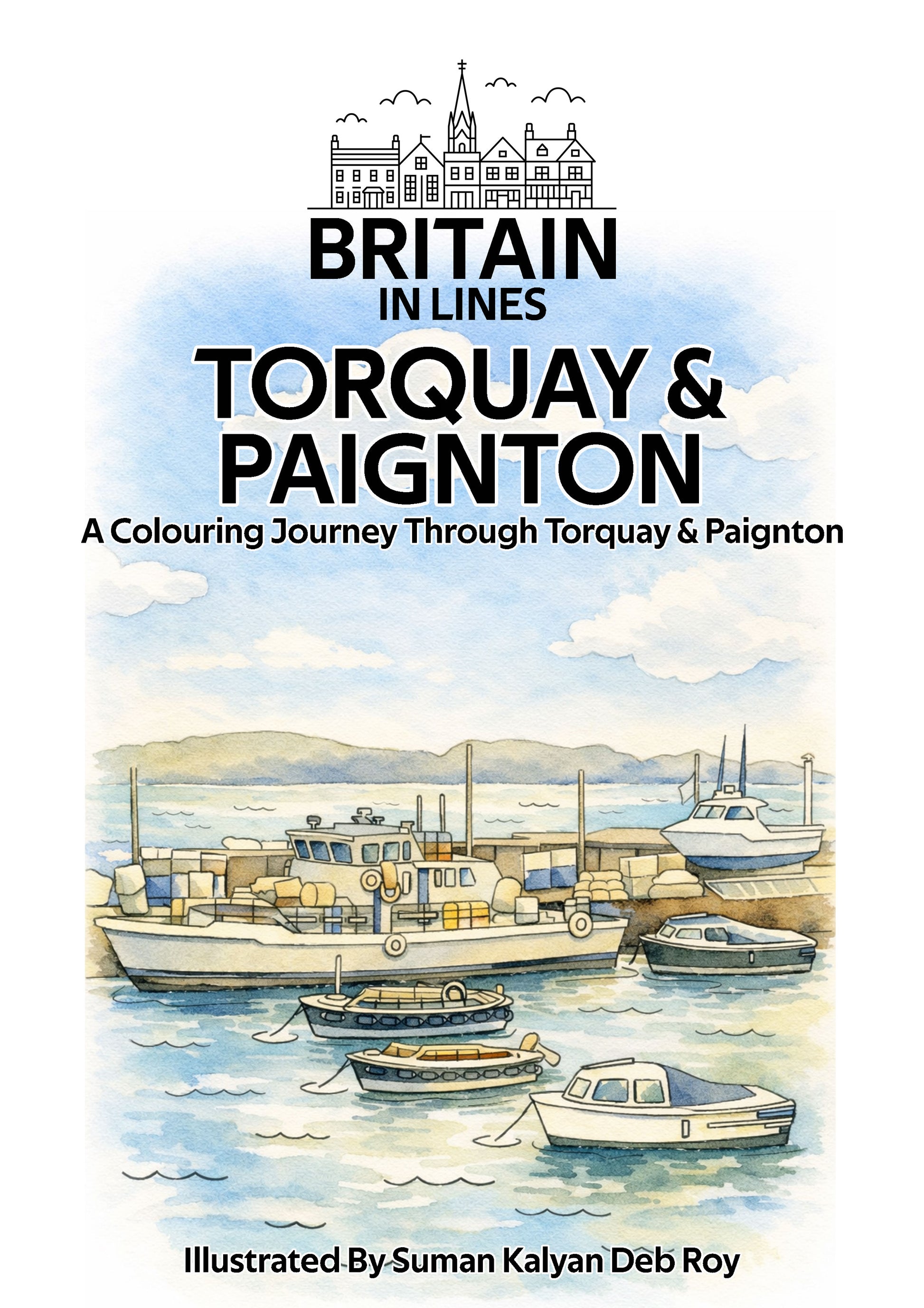 Torquay & Paignton Colouring Book | English Riviera Coastal Landmarks