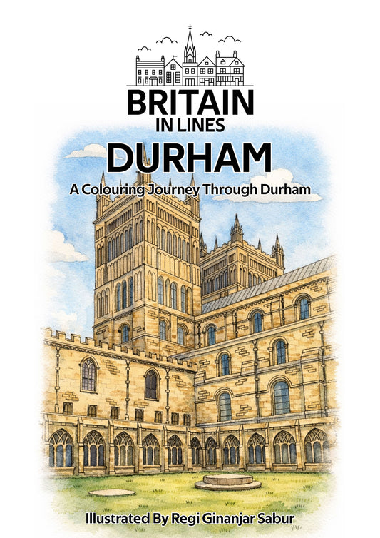 Durham Colouring Book | Durham Cathedral & Historic Landmarks