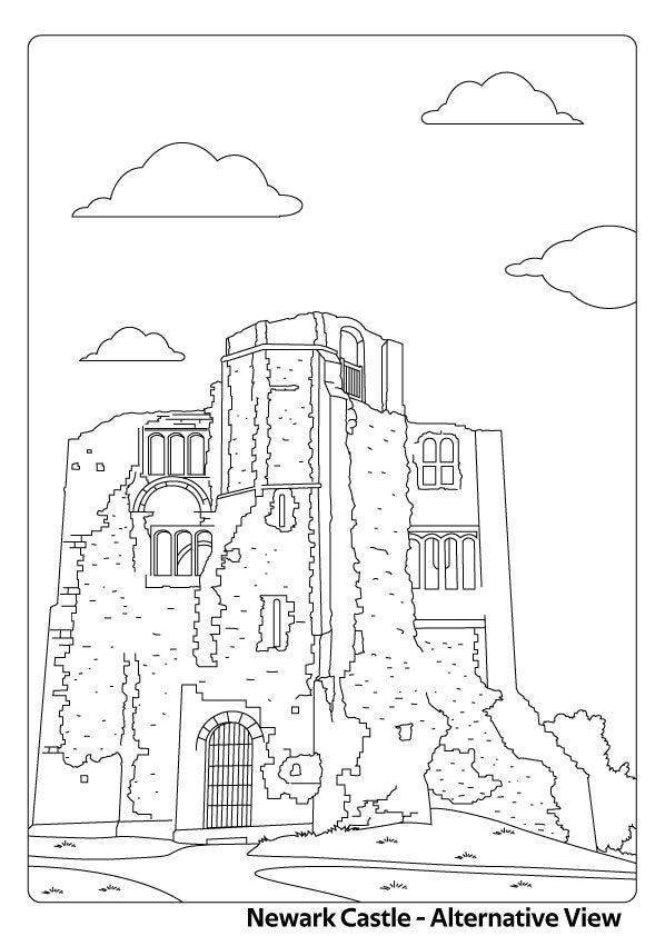 Newark-on-Trent Colouring Book