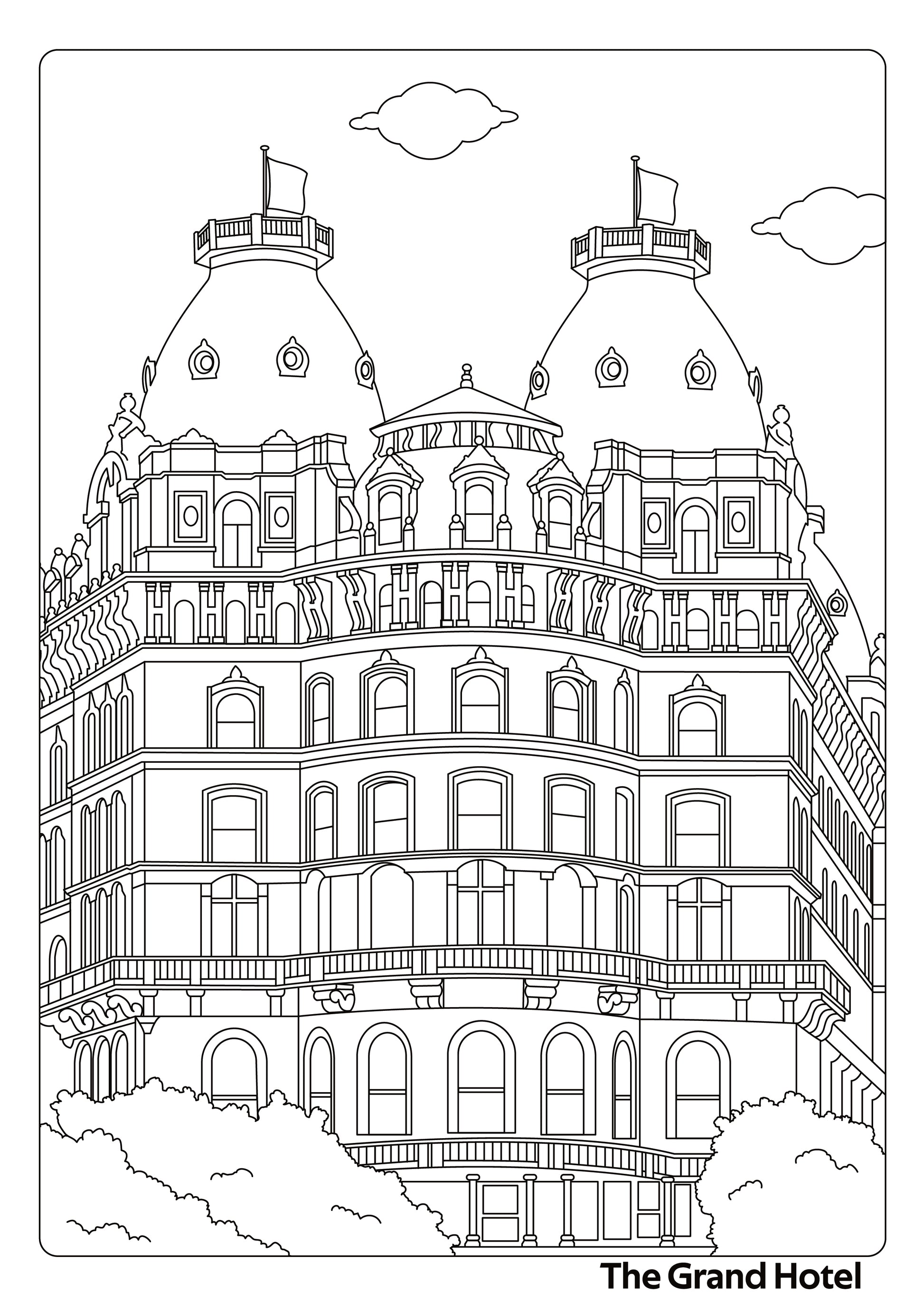 Scarborough Colouring Book