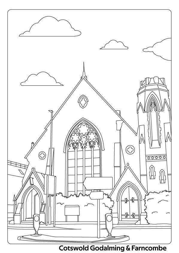 Godalming & Farncombe Colouring Book