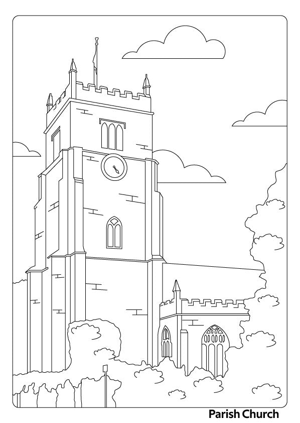 Torquay & Paignton Colouring Book | English Riviera Coastal Landmarks