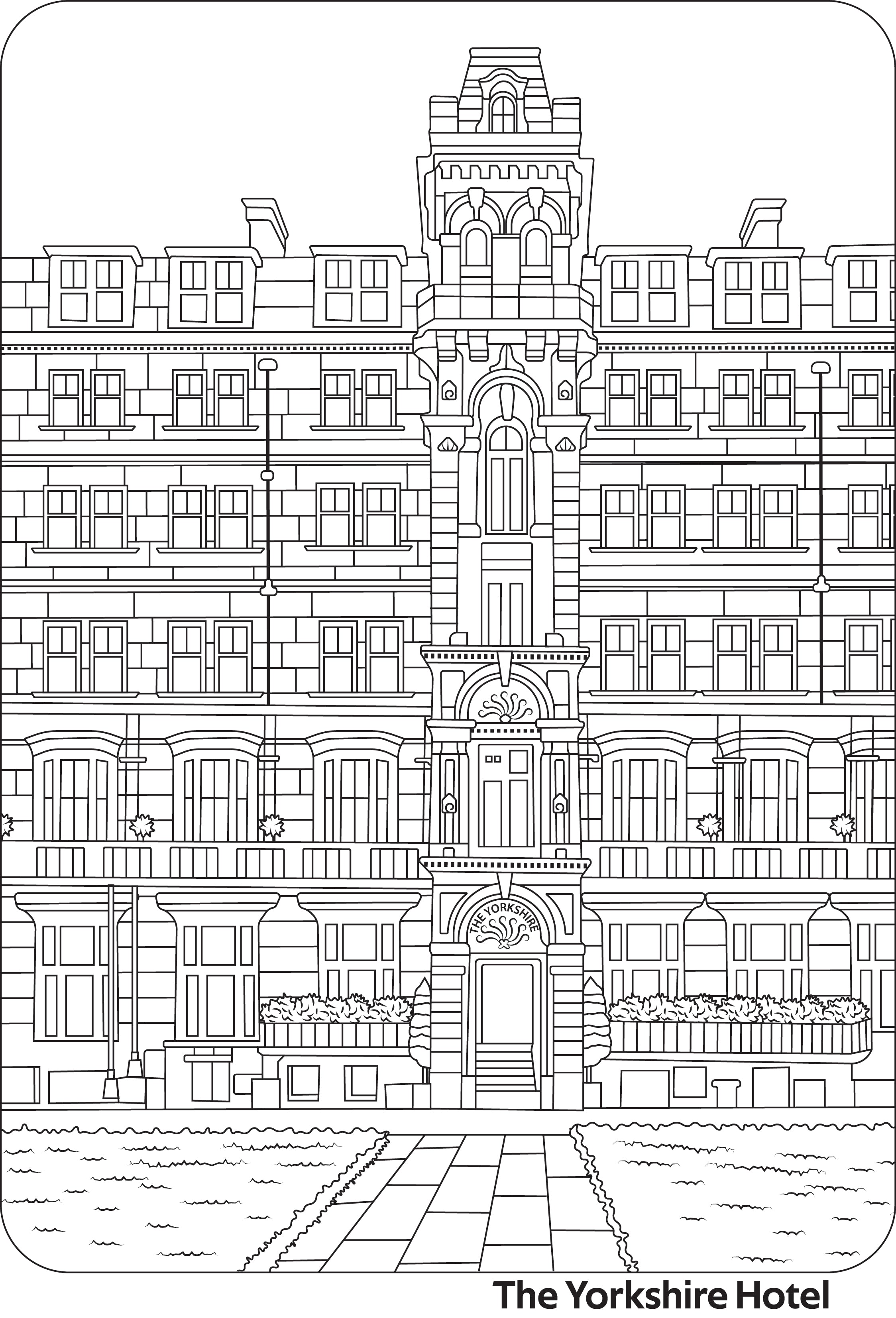 Harrogate Colouring Book