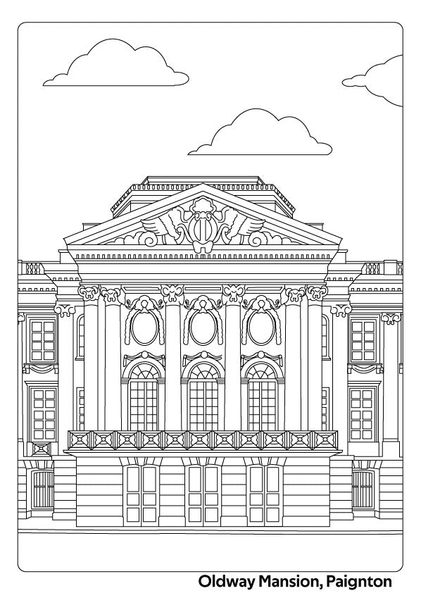 Torquay & Paignton Colouring Book | English Riviera Coastal Landmarks