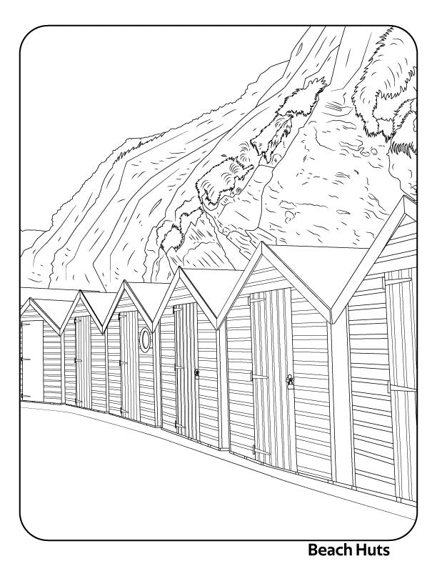 Newquay Colouring Book