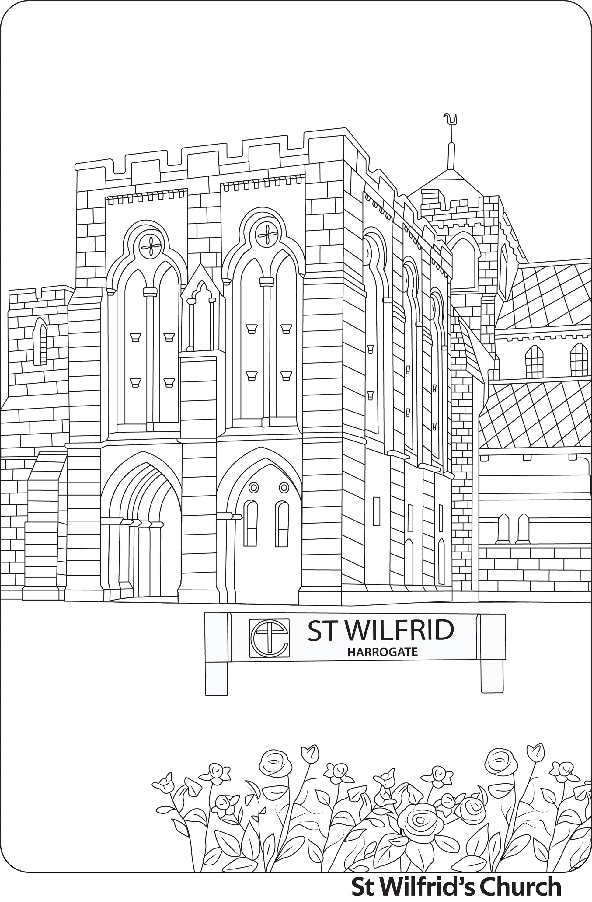 Harrogate Colouring Book