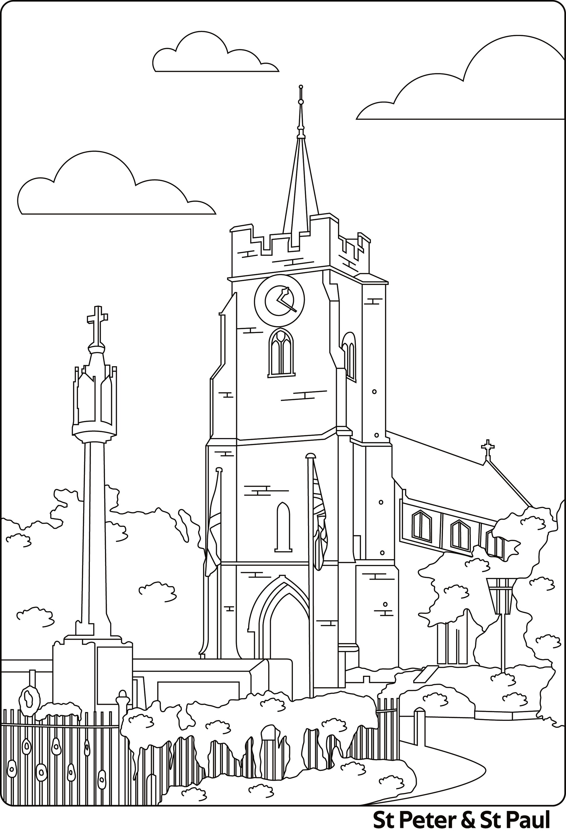 Fenland Colouring Book