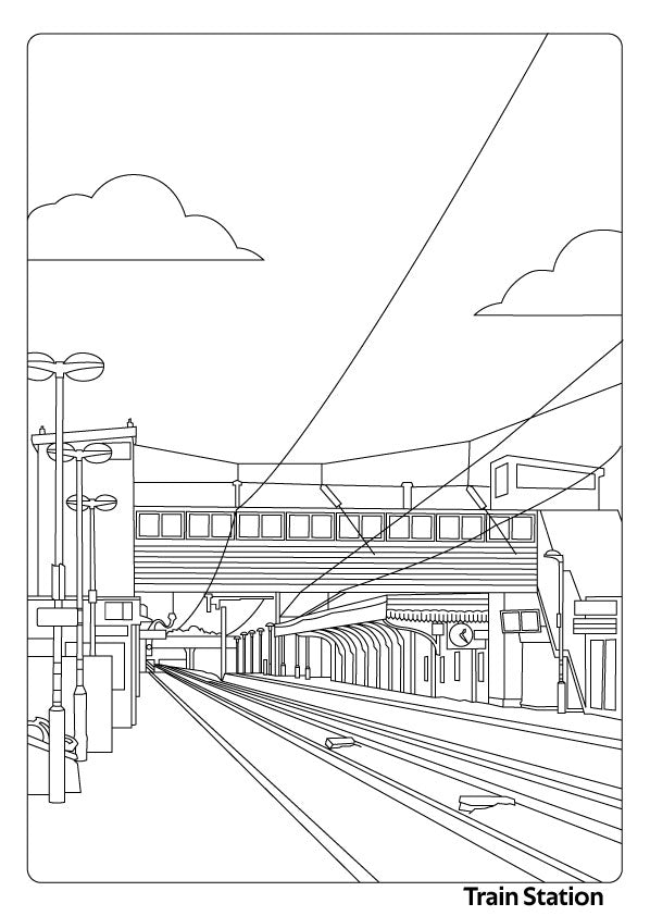 Newark-on-Trent Colouring Book