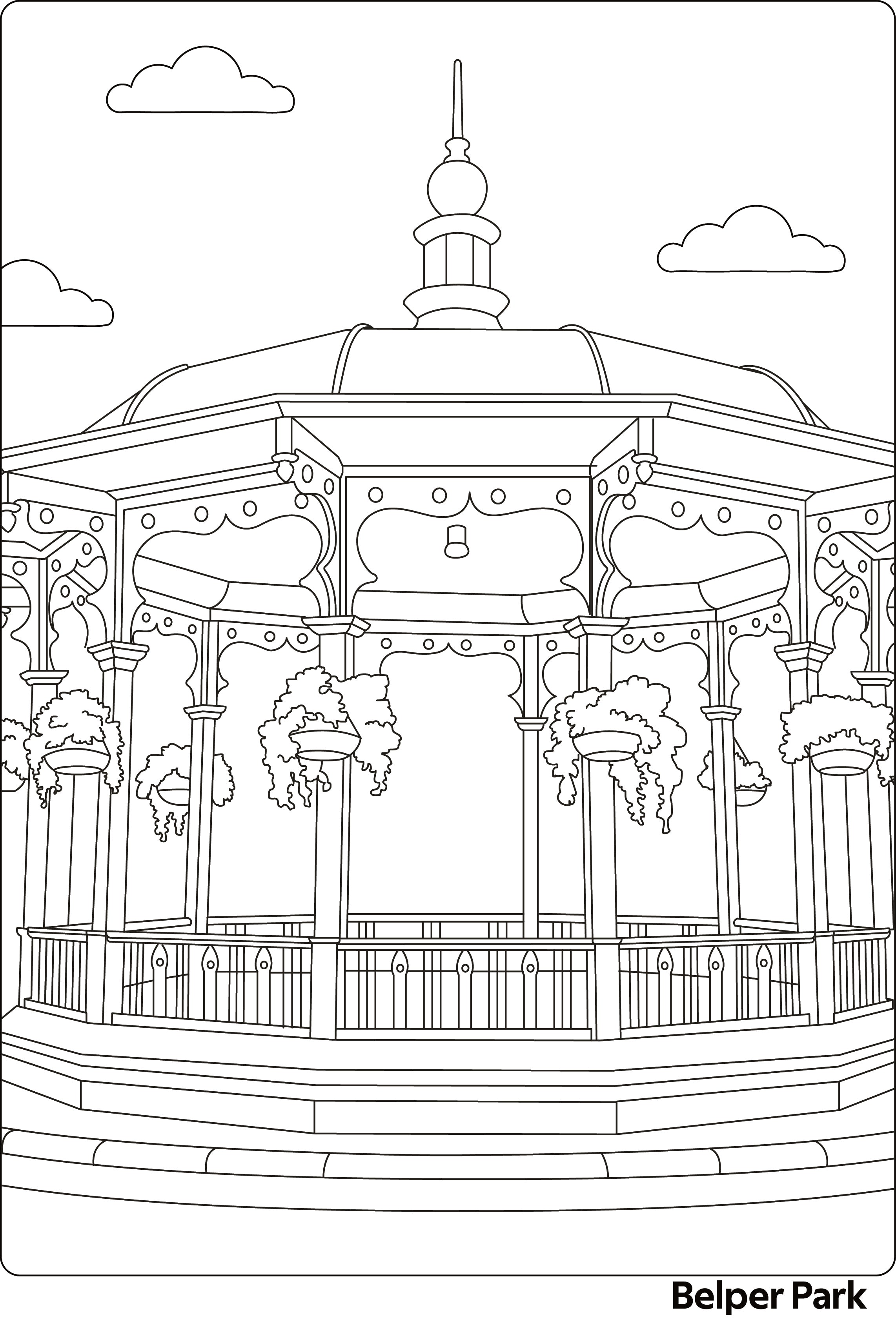 Belper Colouring Book