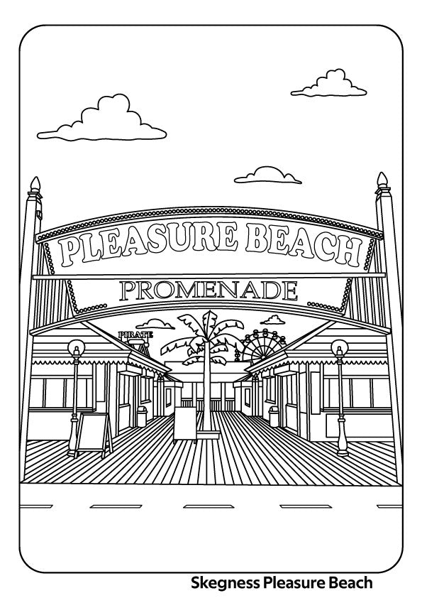 Classic British Seaside Colouring Book
