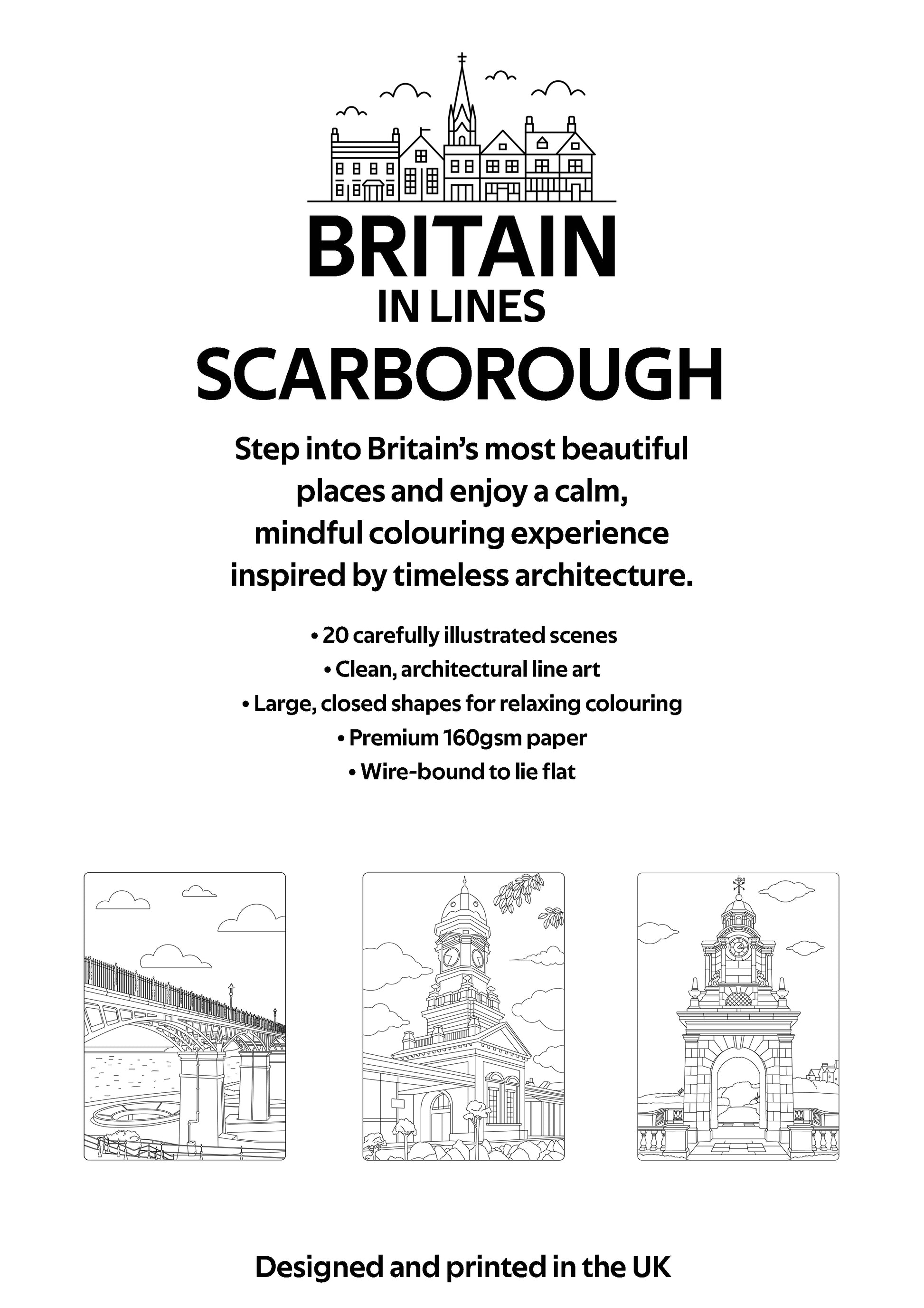 Scarborough Colouring Book