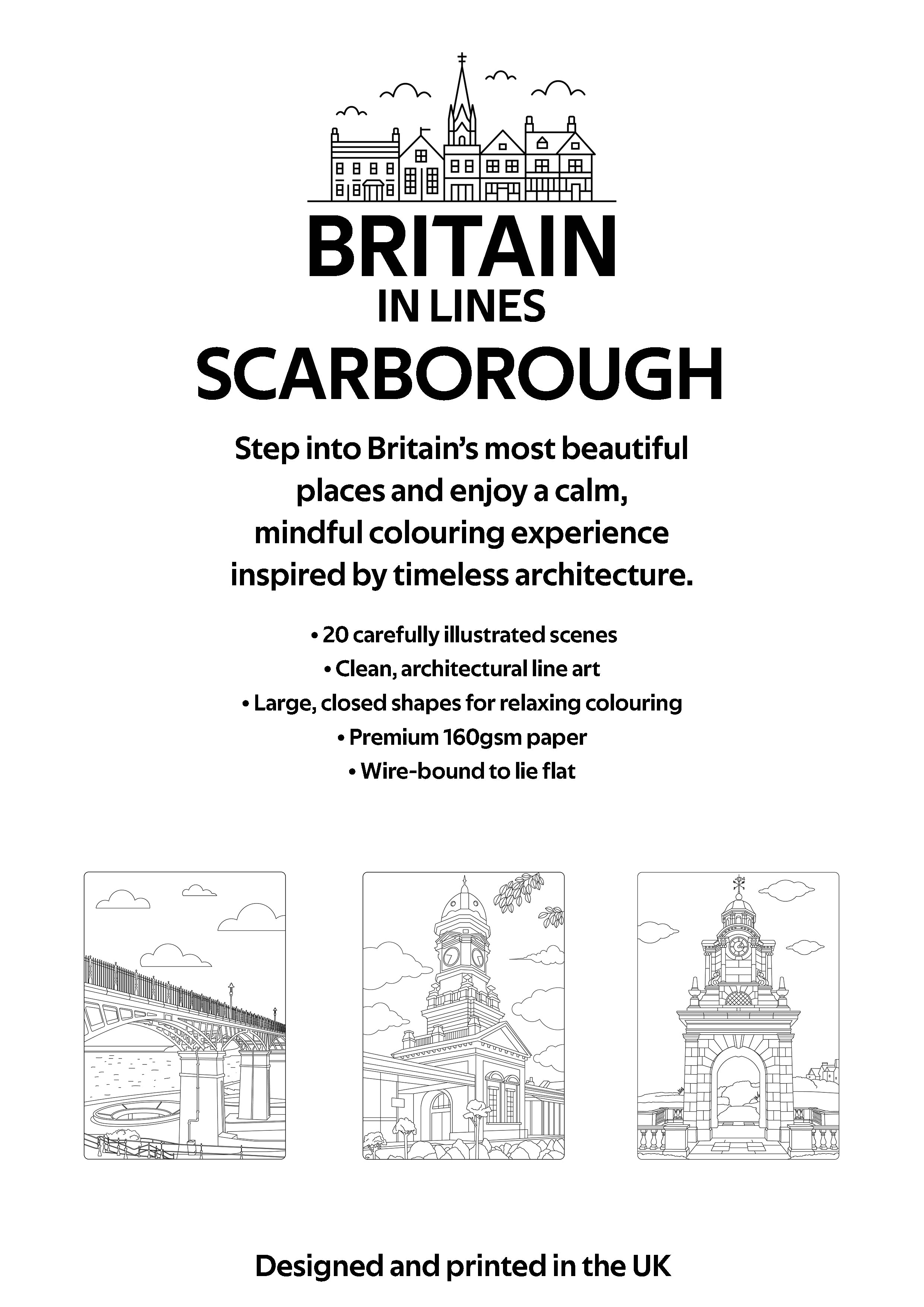 Scarborough Colouring Book