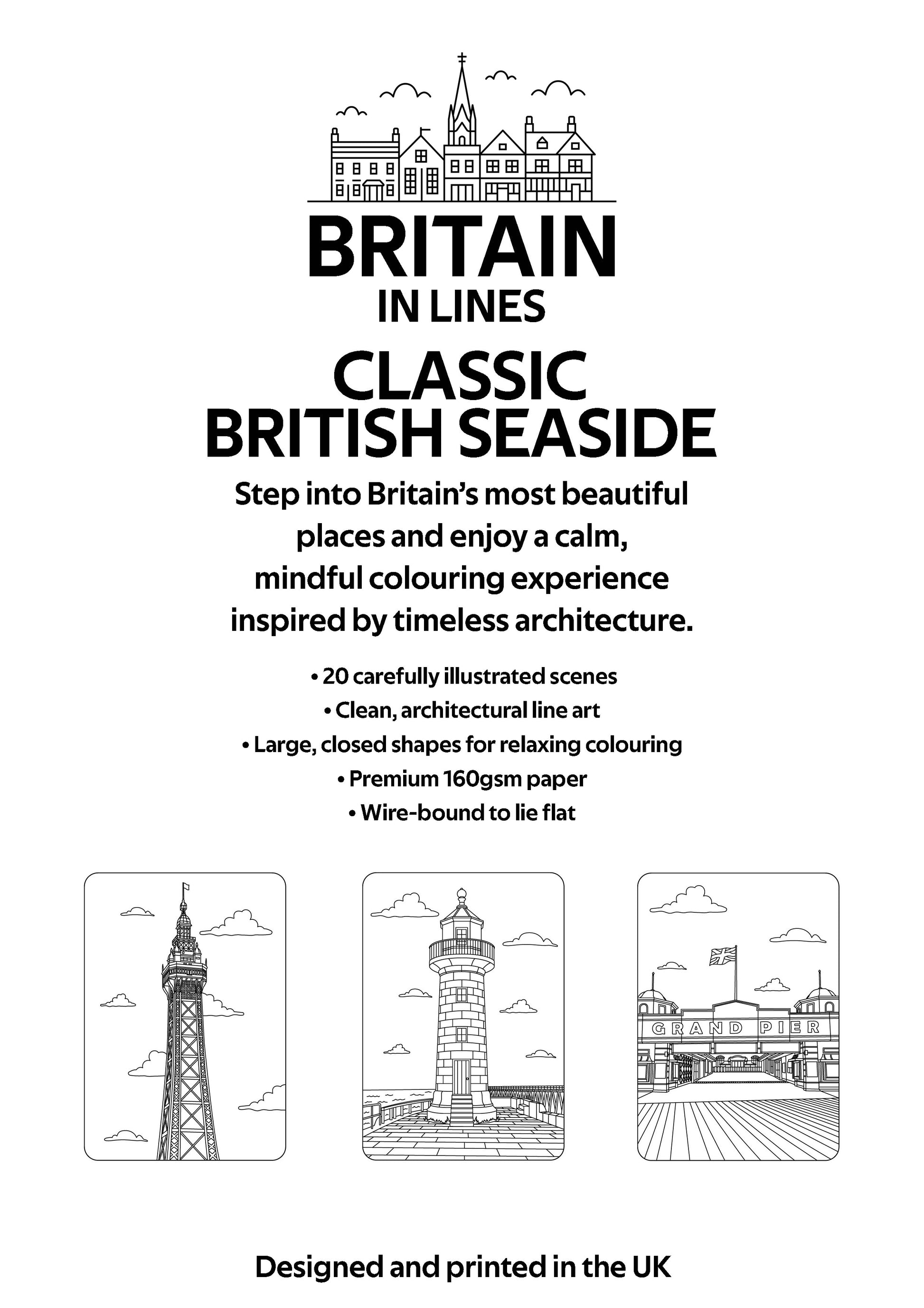 Classic British Seaside Colouring Book