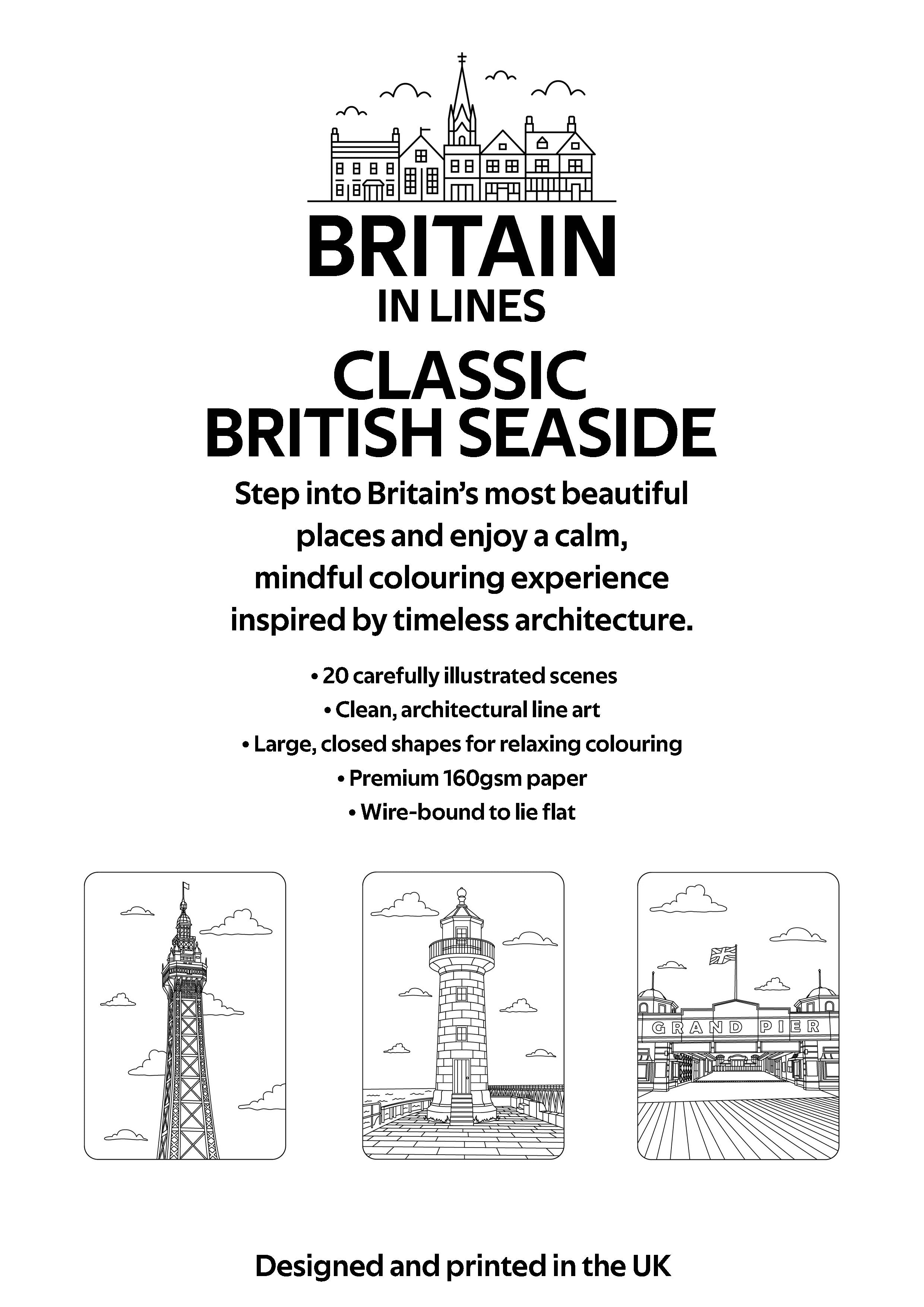Classic British Seaside Colouring Book