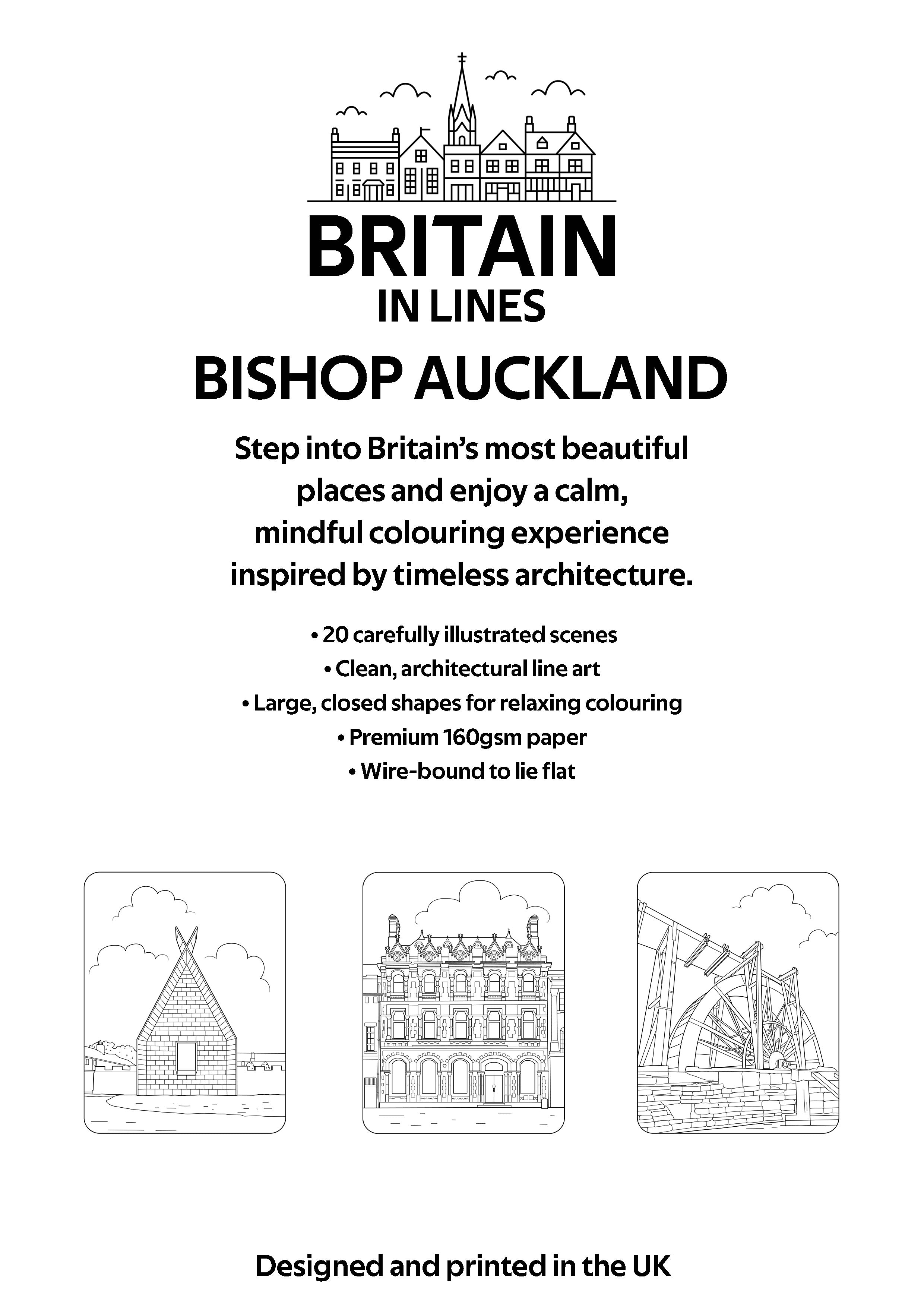 Bishop Auckland Colouring Book