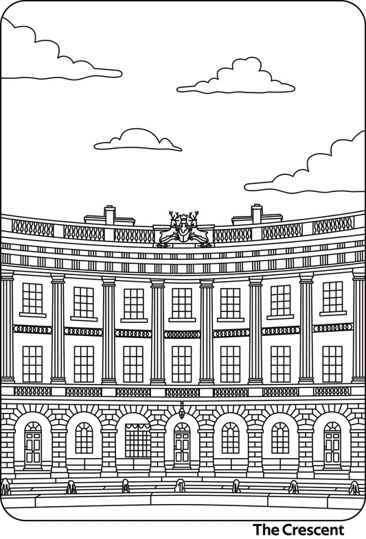 Buxton Colouring Book | Peak District Landmarks & Historic Spa Town