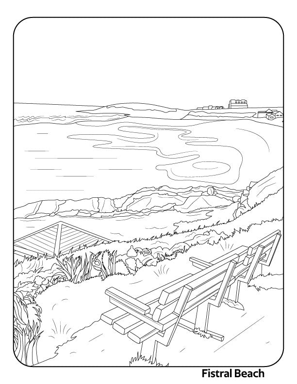 Newquay Colouring Book