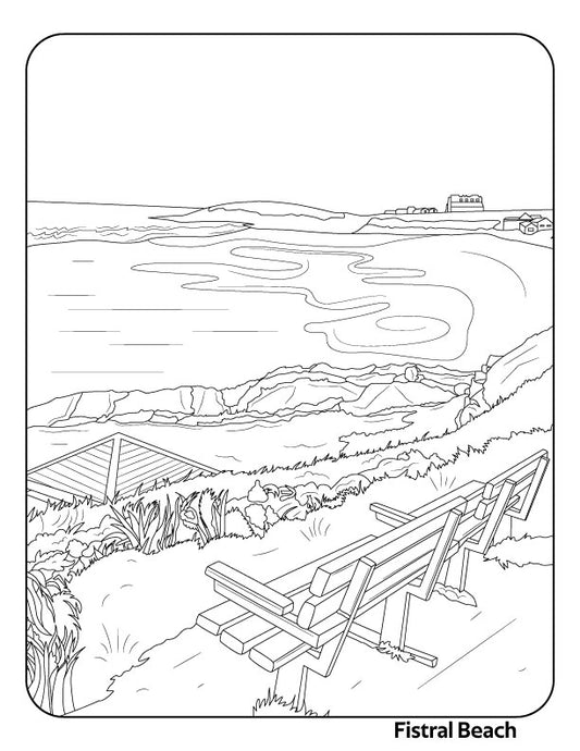 Newquay Colouring Book