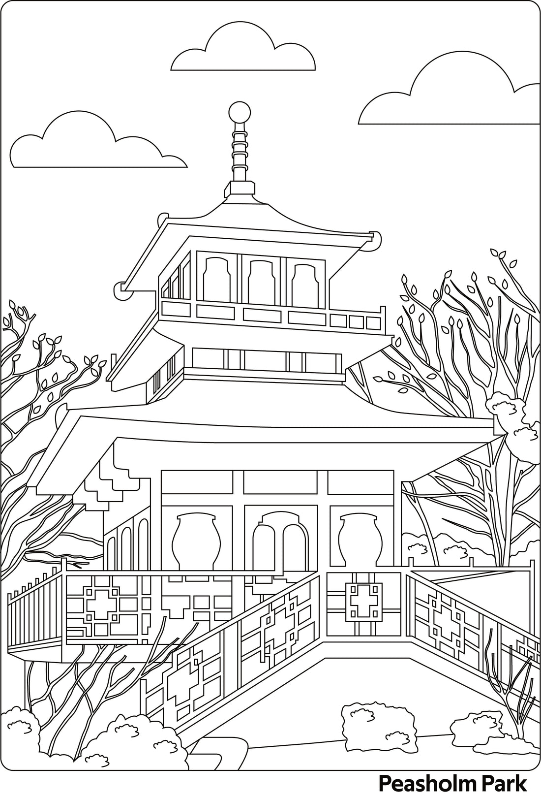 Scarborough Colouring Book