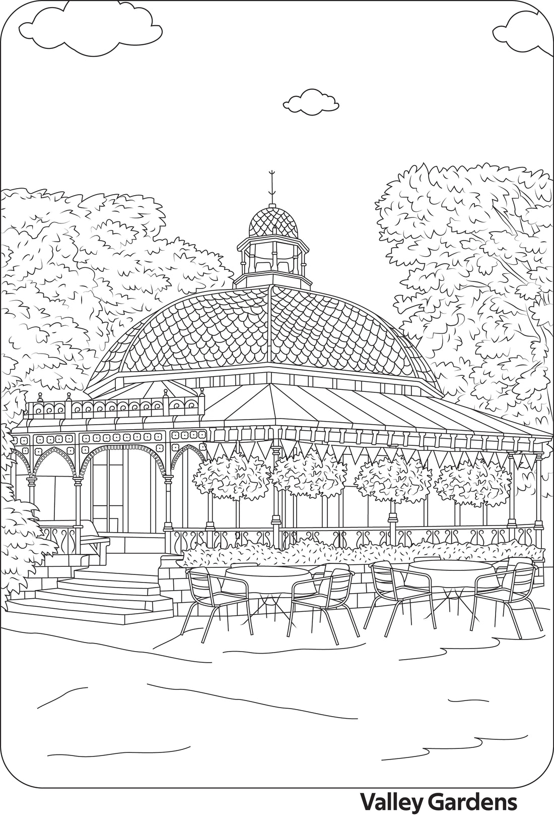 Harrogate Colouring Book