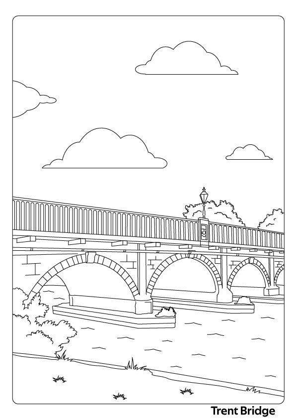 Newark-on-Trent Colouring Book
