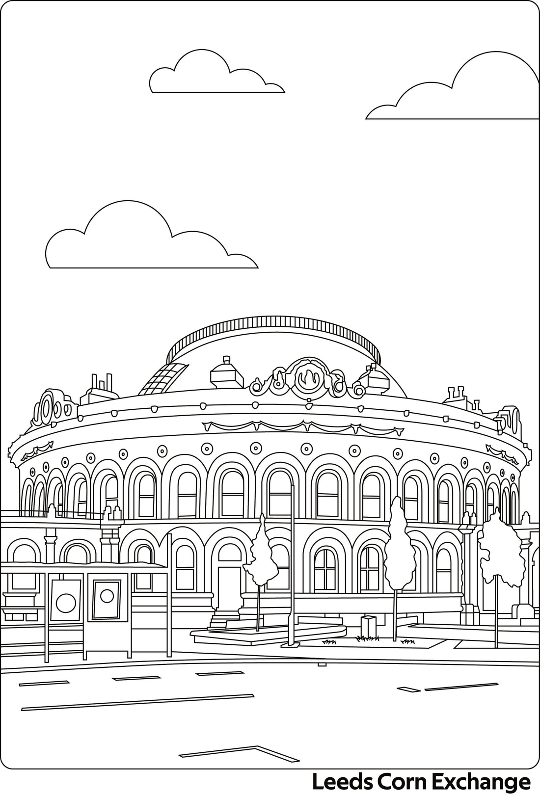 Leeds Colouring Book