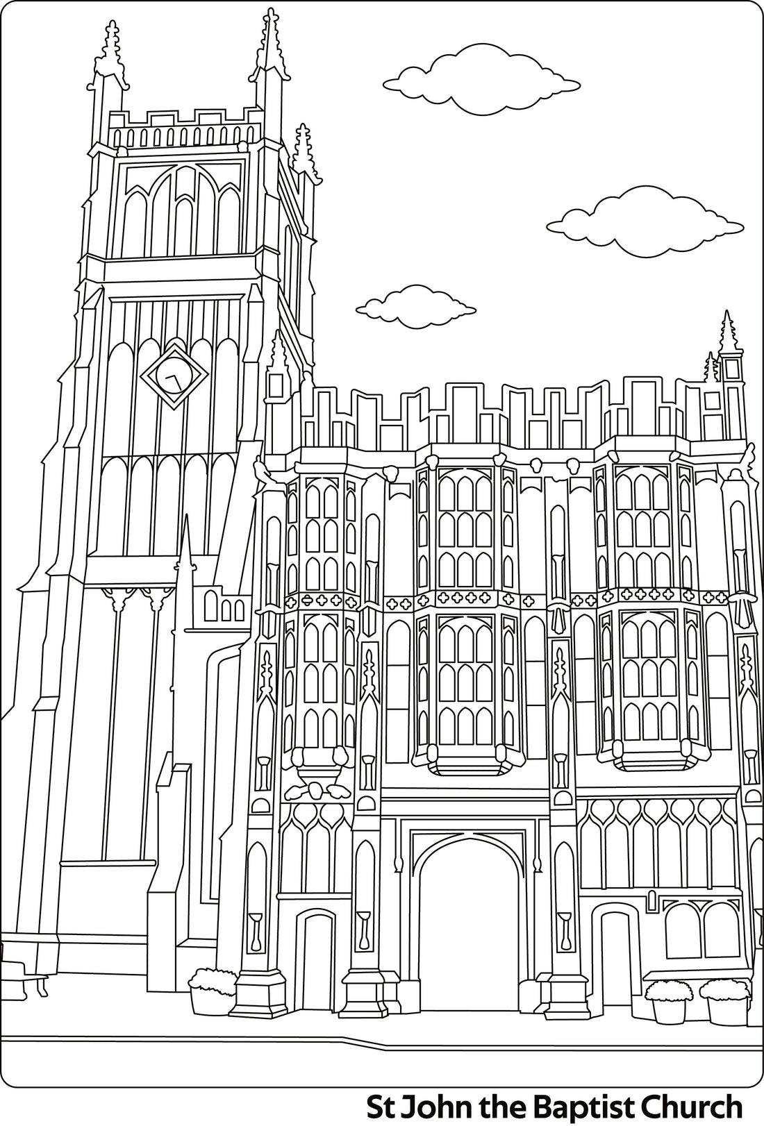 Cirencester Colouring Book