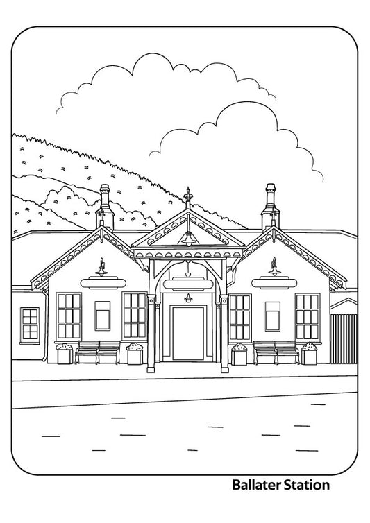 Scottish Highlands Colouring Book