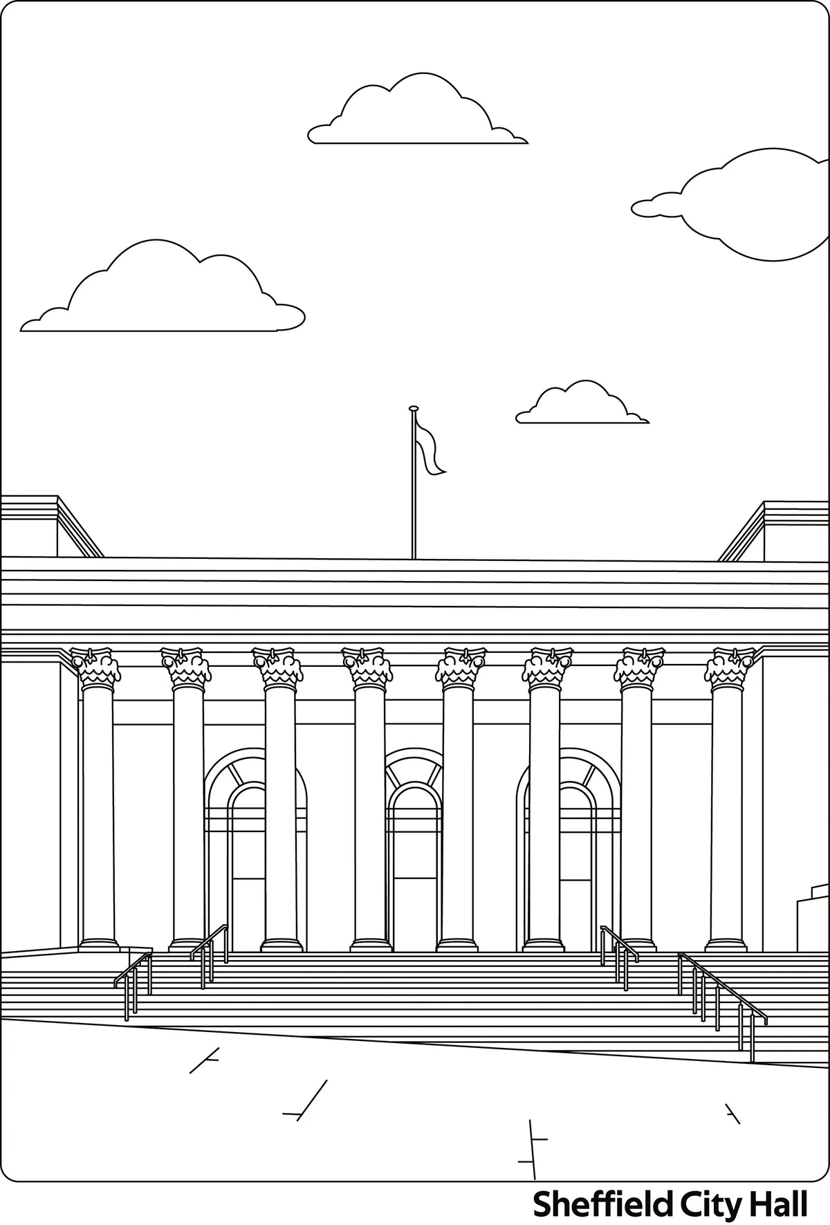 Sheffield Colouring Book