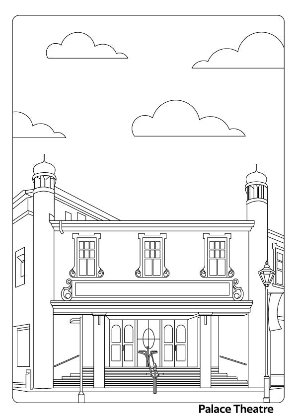Newark-on-Trent Colouring Book