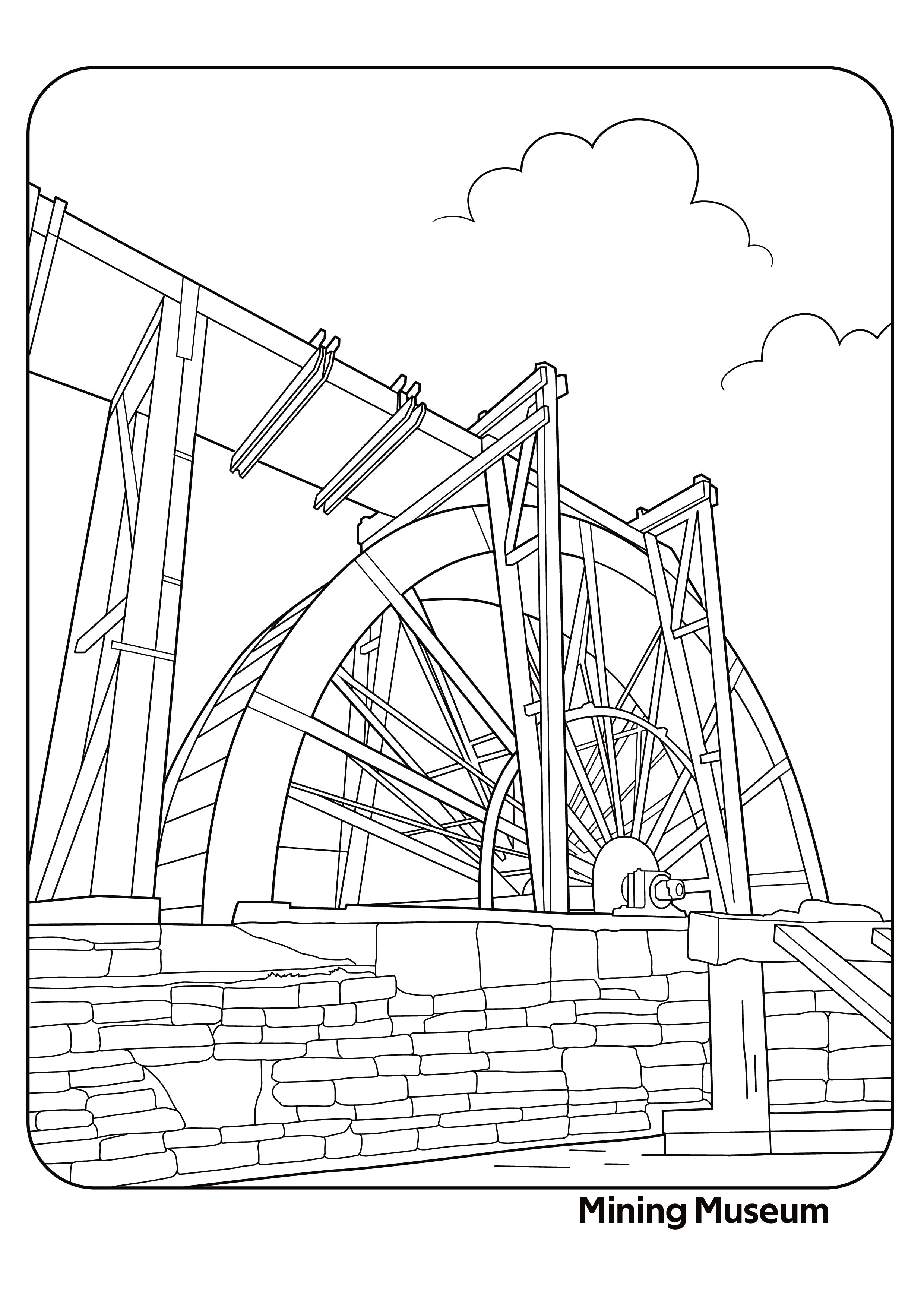 Bishop Auckland Colouring Book