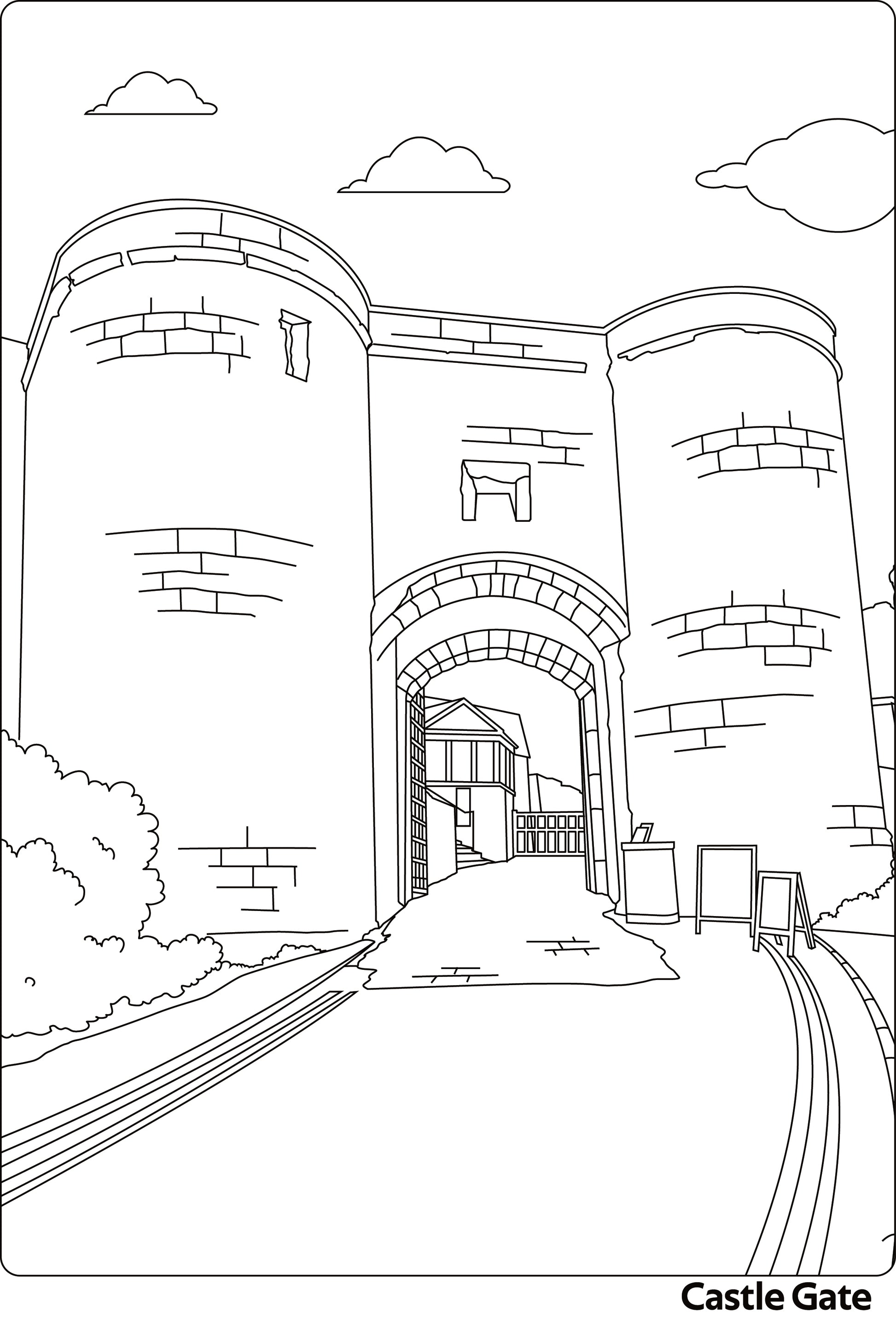 Scarborough Colouring Book