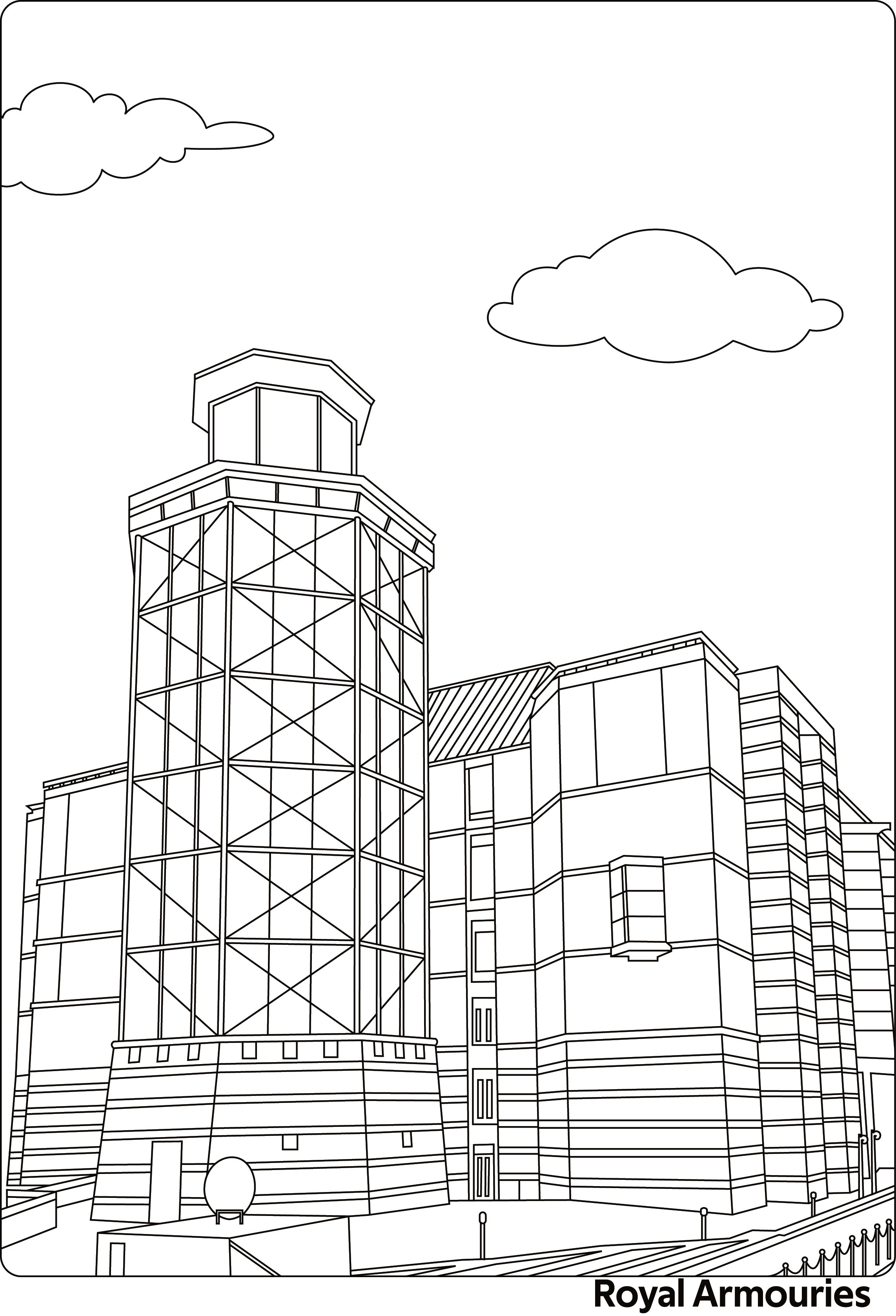 Leeds Colouring Book