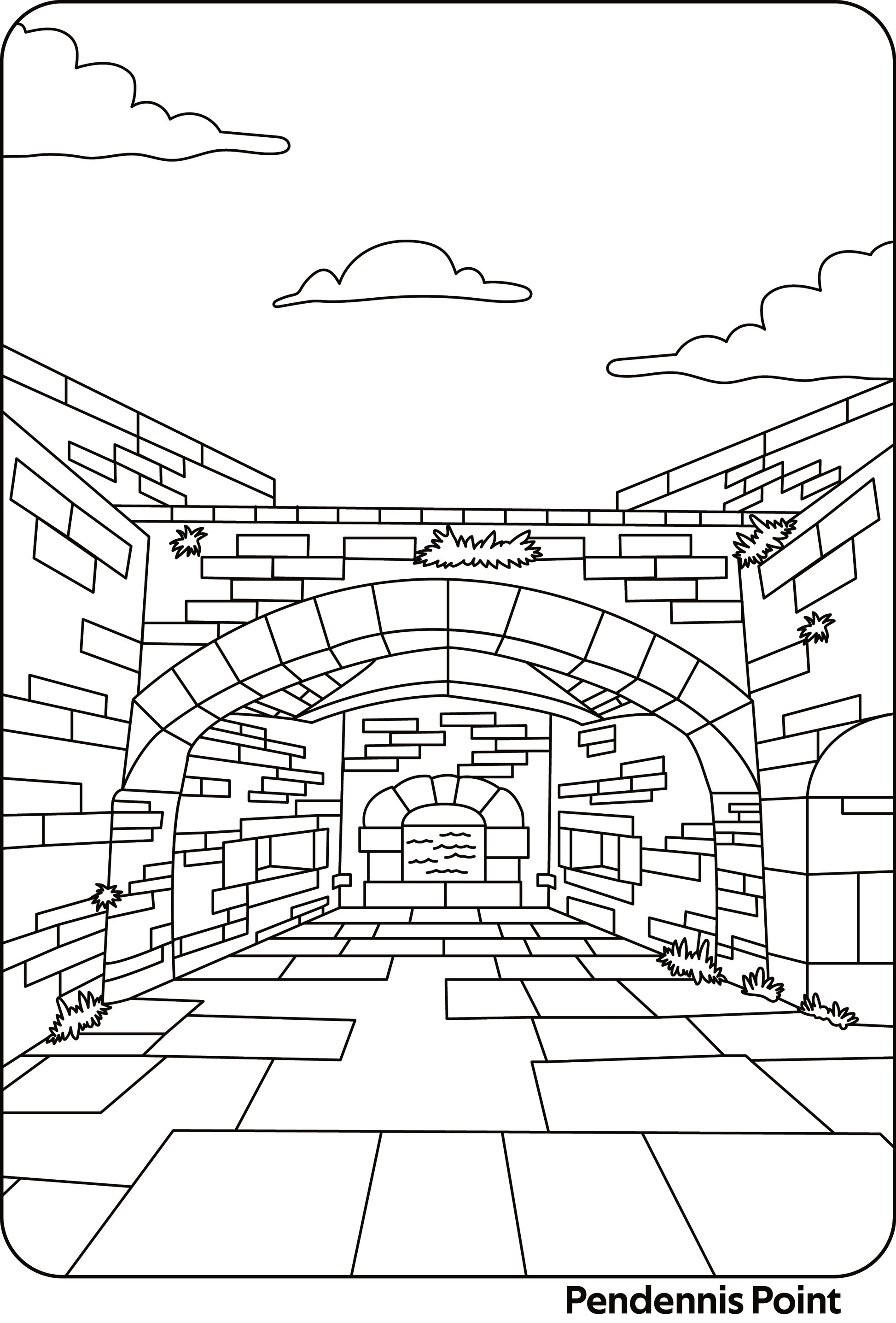 Falmouth Colouring Book